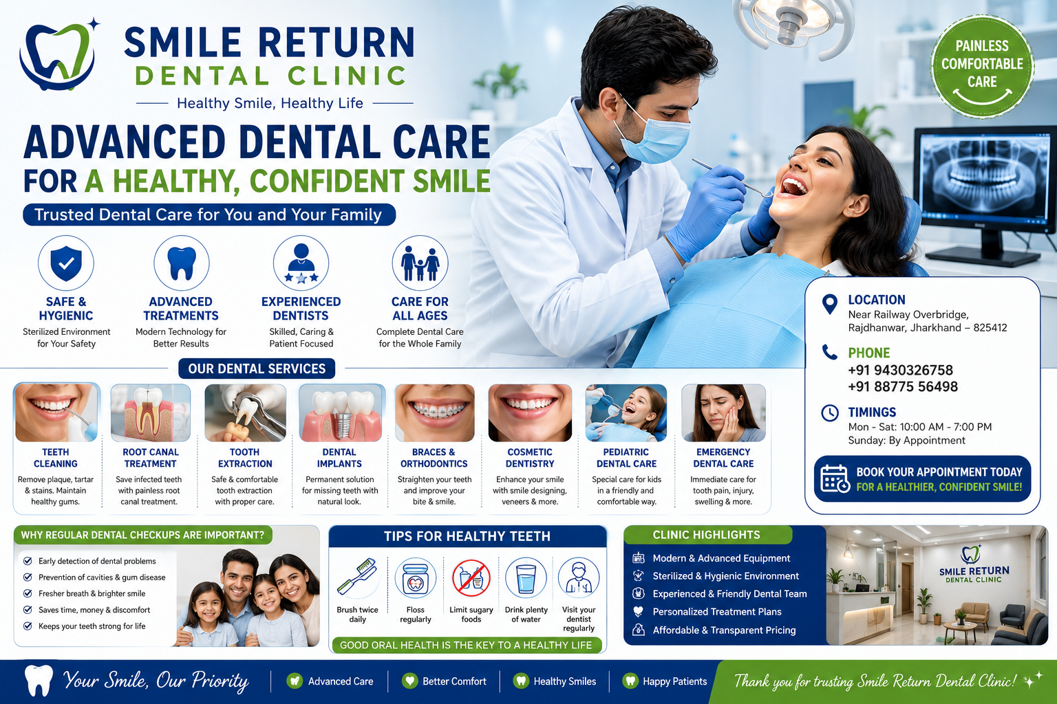 Smile Return Dental Clinic Raj Dhanwar